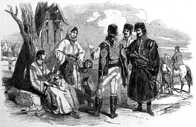 800px-1853_-_Wallachian_peasantry_and_troops